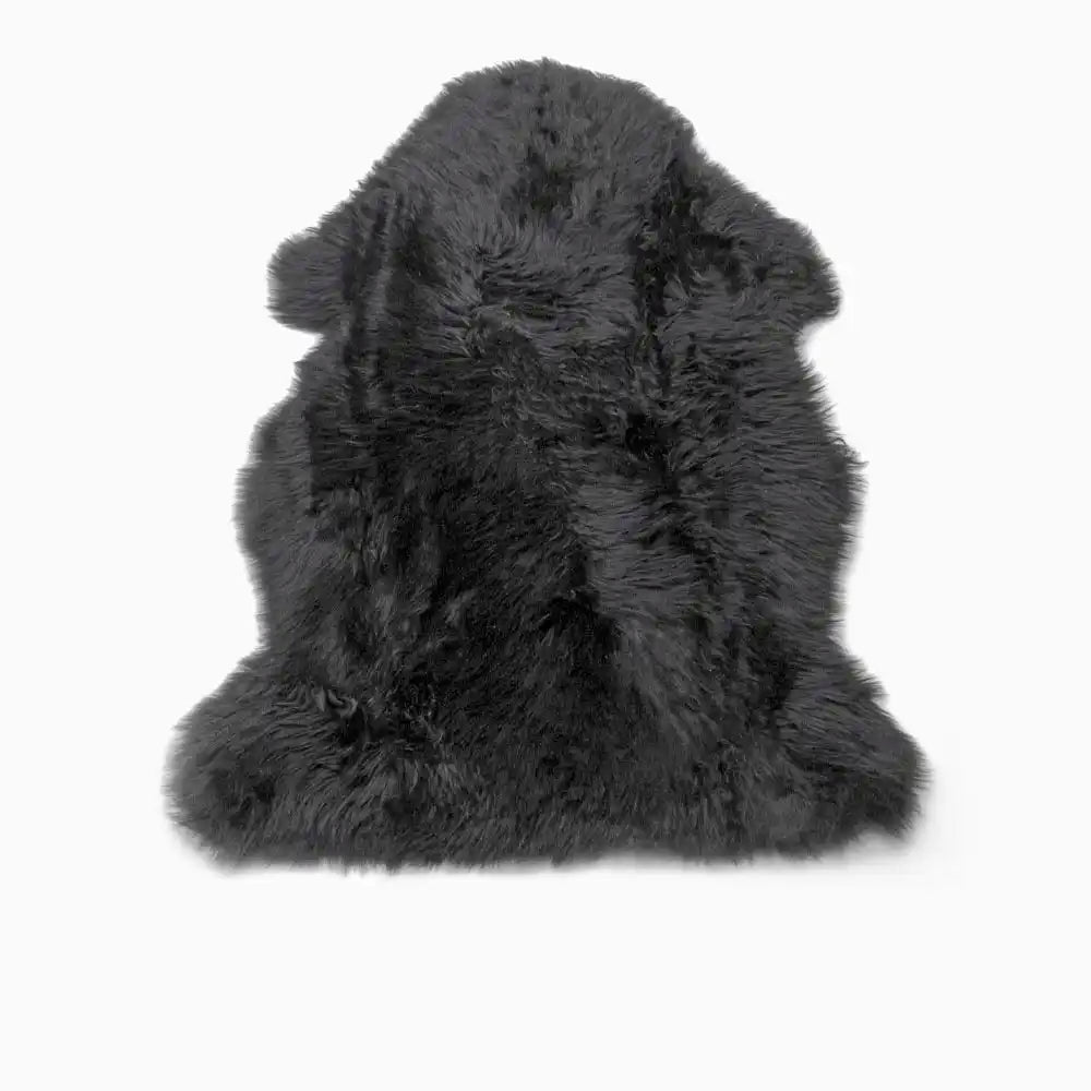 Peau de mouton à poils longs black