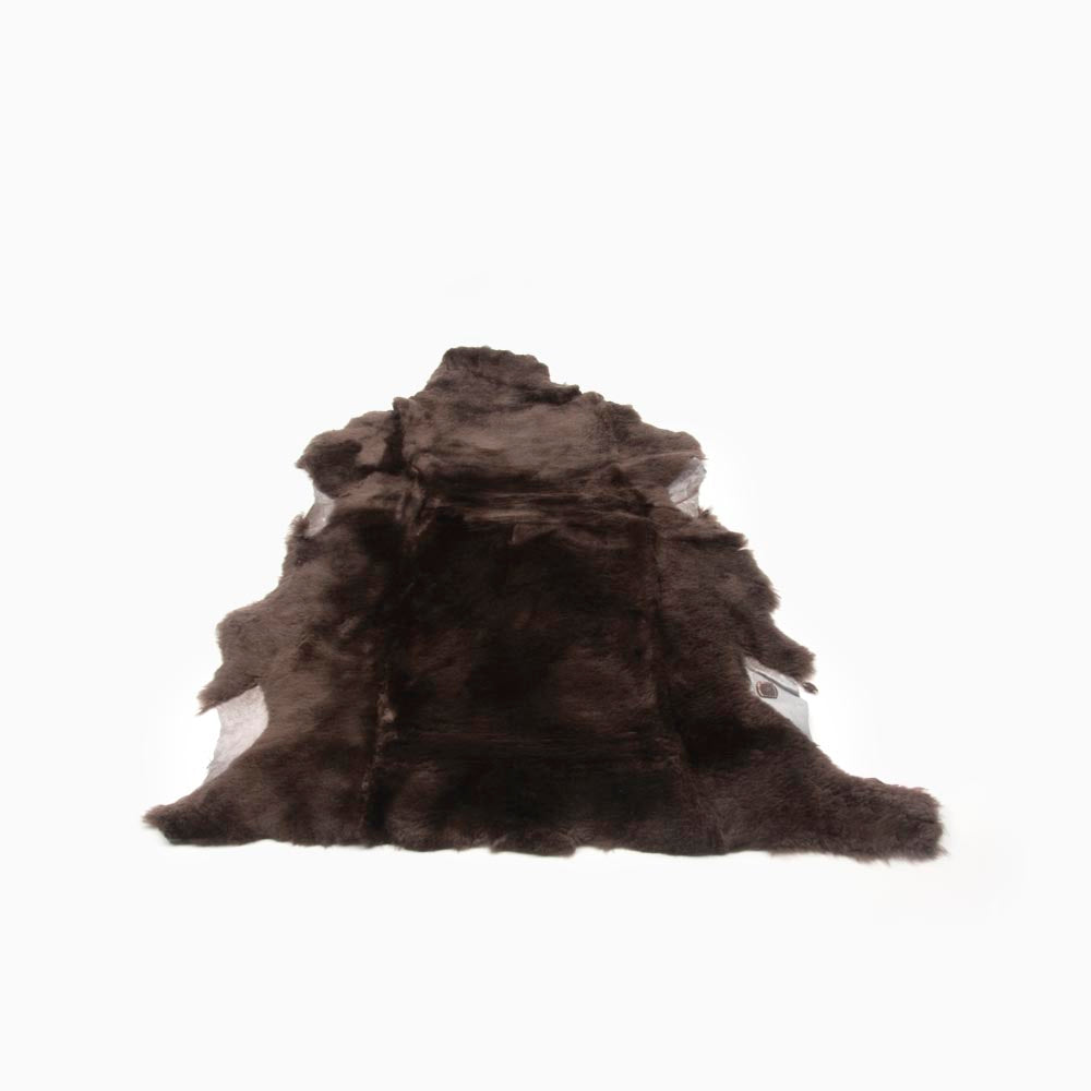 Peau de mouton à poil court pebble