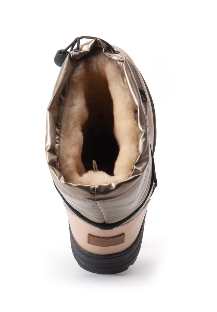Bunbury Dames Lace Boot Metallic Gold thumbnail 1