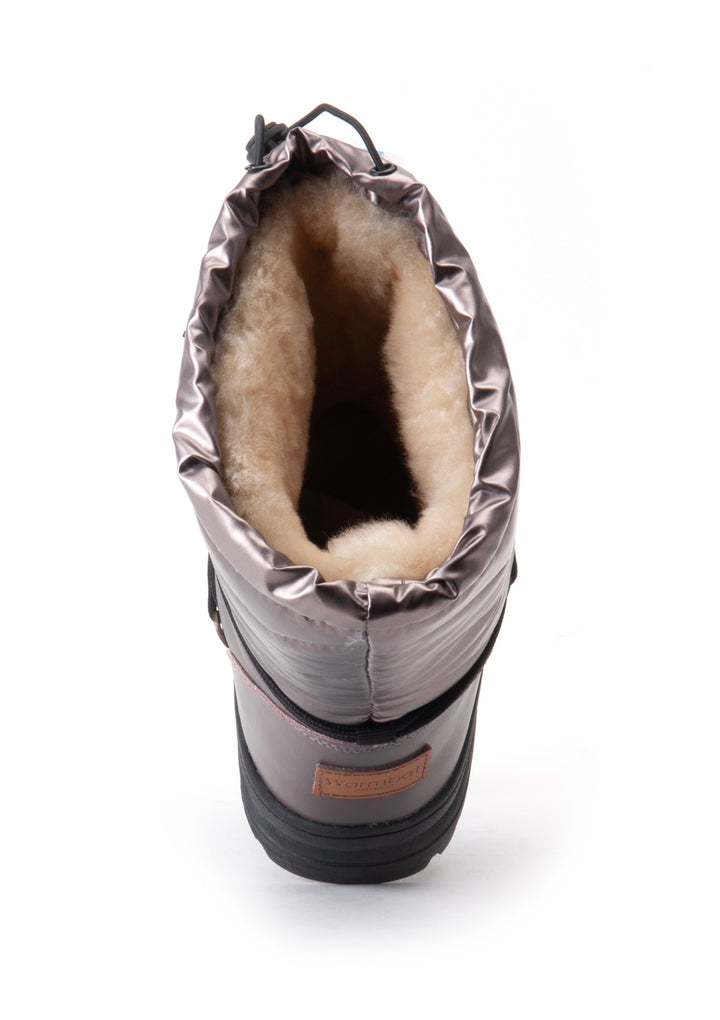 Bunbury Dames Lace Boot Metallic Bronze thumbnail 1