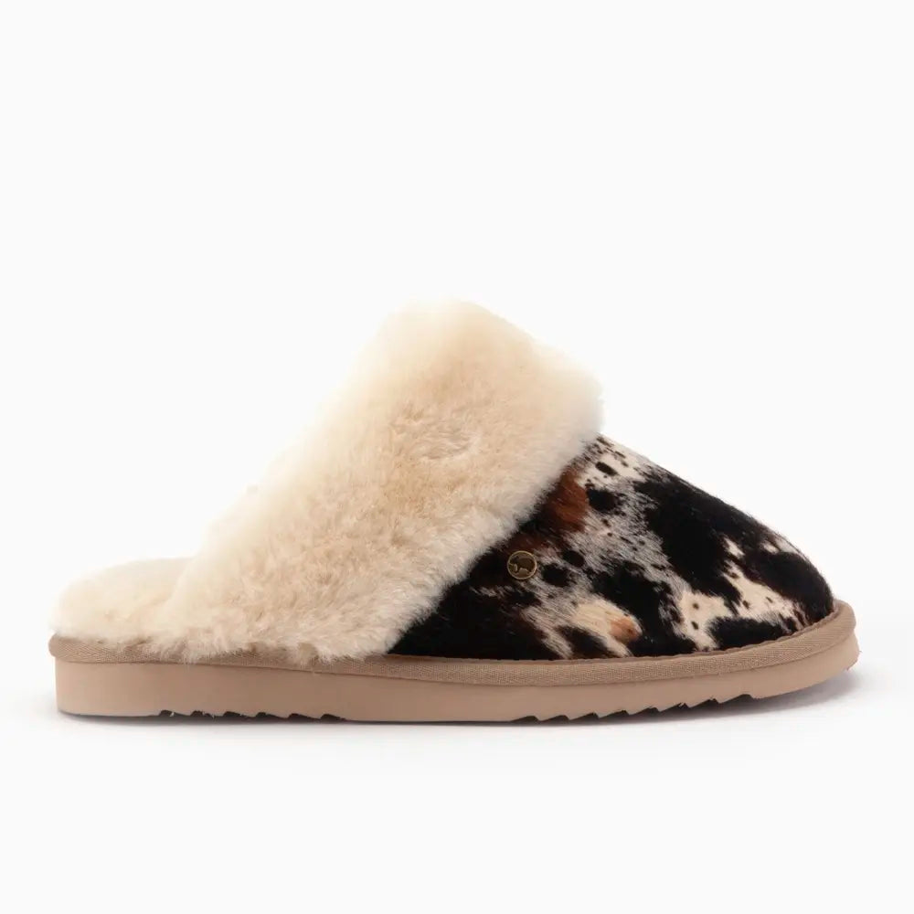 Collie Femmes Print Hairy Cow Black