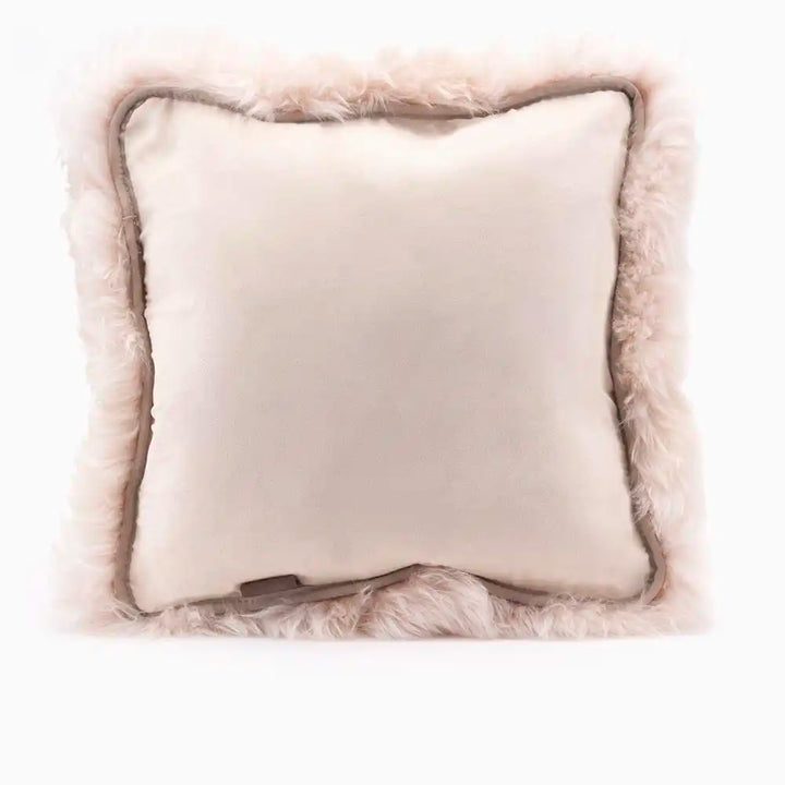 Coussin en laine mérinos blush thumbnail 1