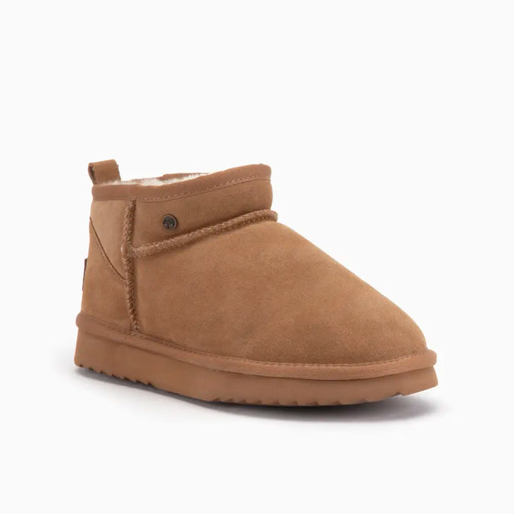 Durack Femmes Suède Boot Beige thumbnail 1