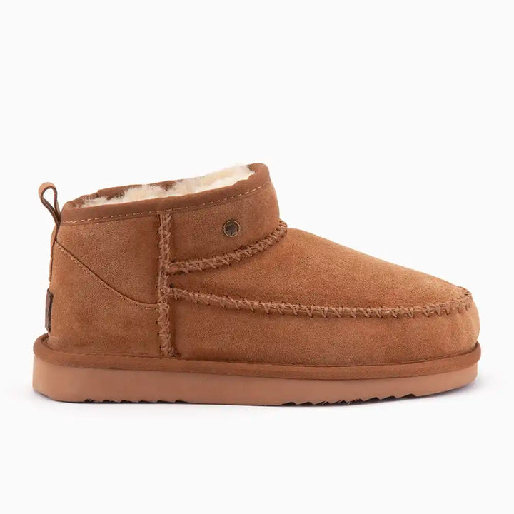 Durack dames suède stitch cognac thumbnail 15
