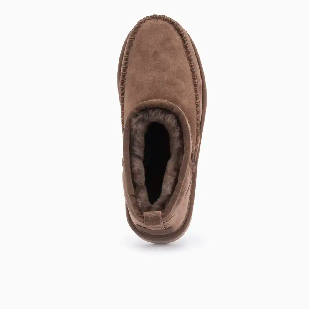 Durack dames suède stitch mud 18