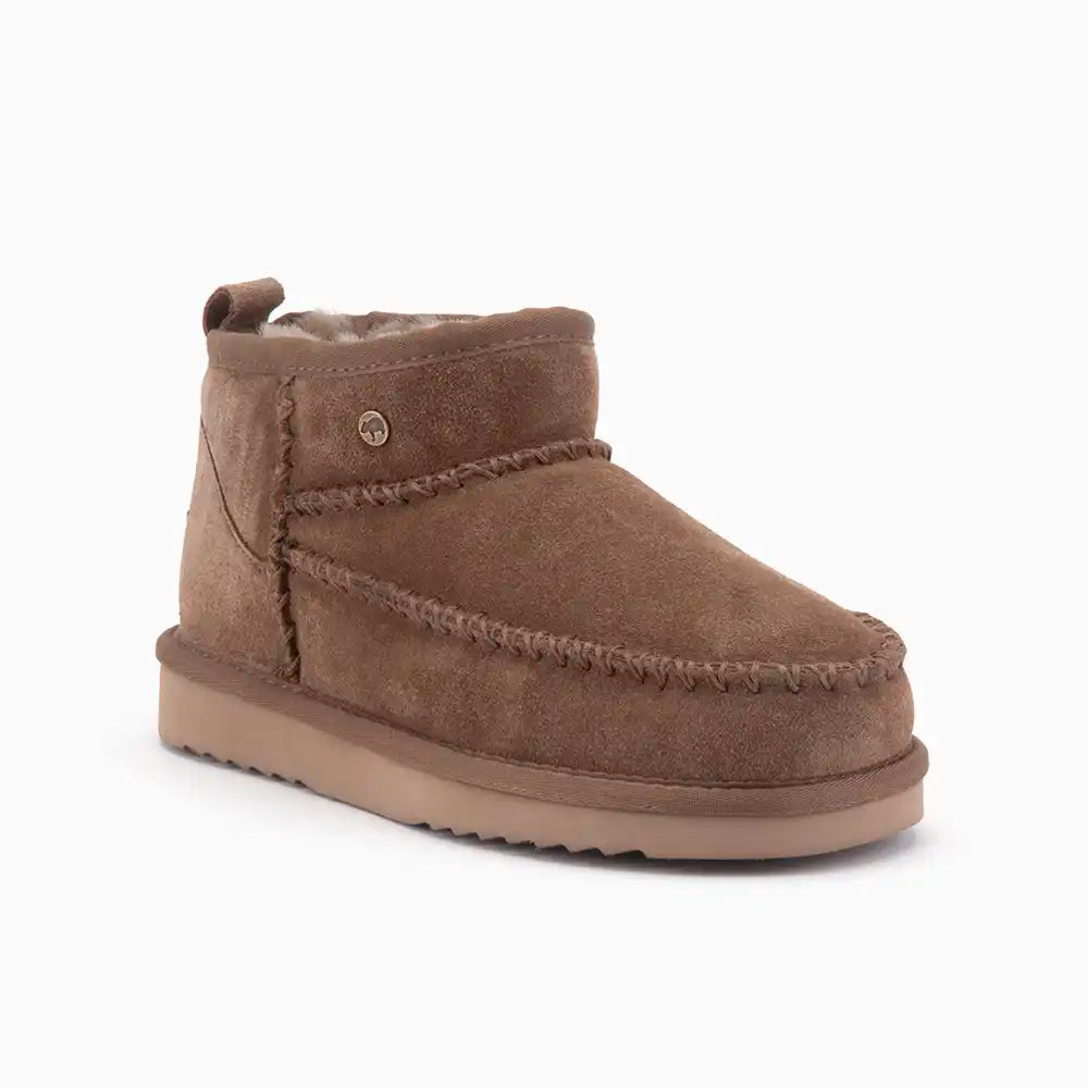 Durack dames suède stitch mud 17