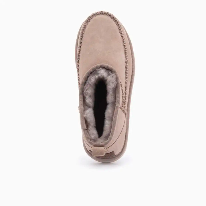 Durack dames suède stitch taupe thumbnail 14