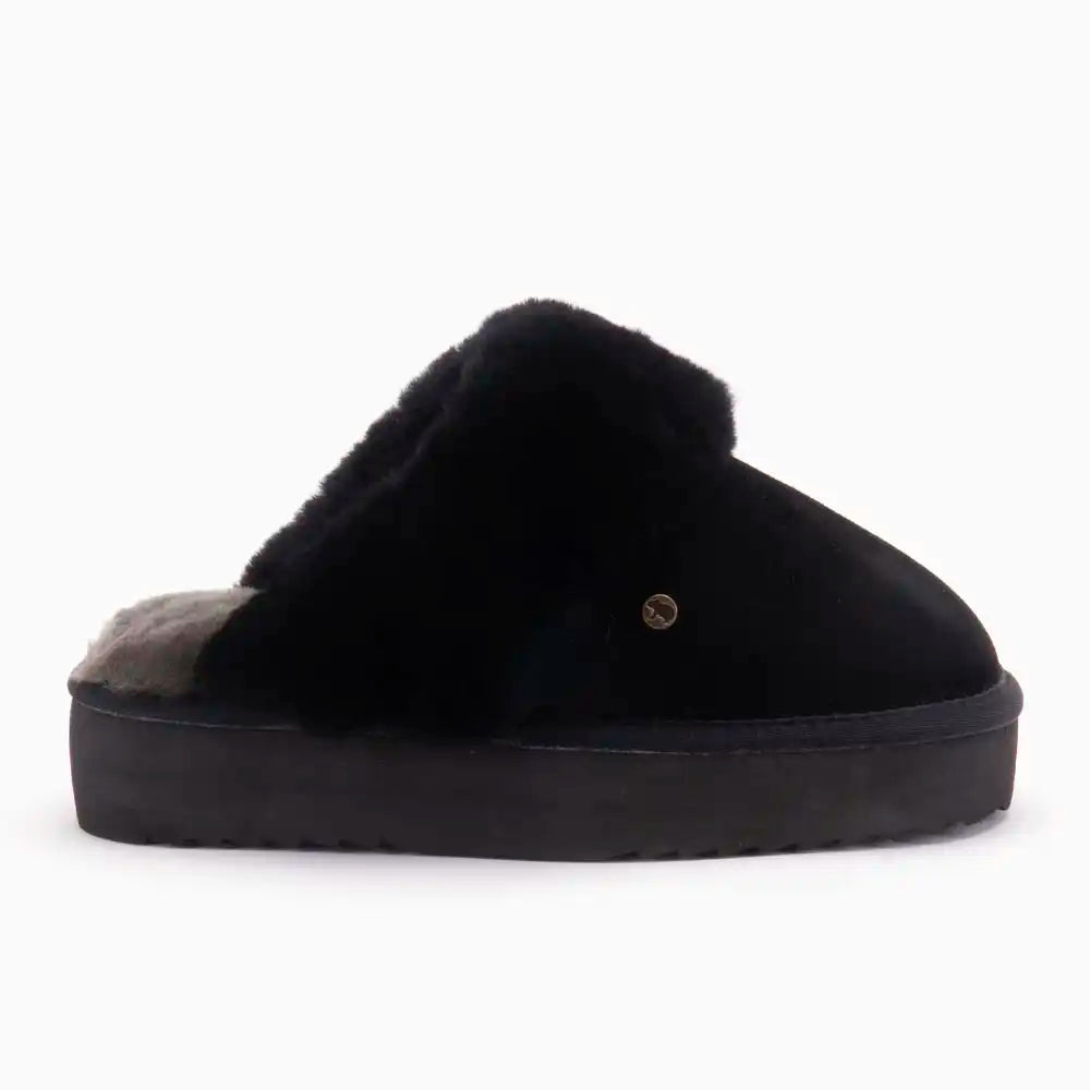 Flurry suède plateau black 12