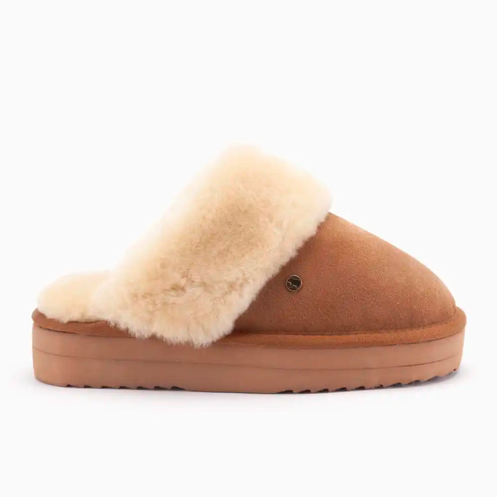 Flurry suède plateau cognac 12