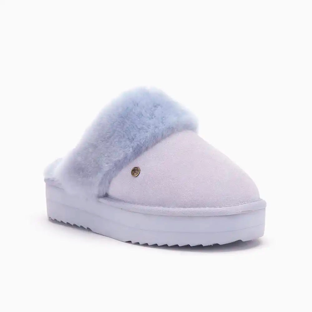 Flurry suède plateau lavender 2