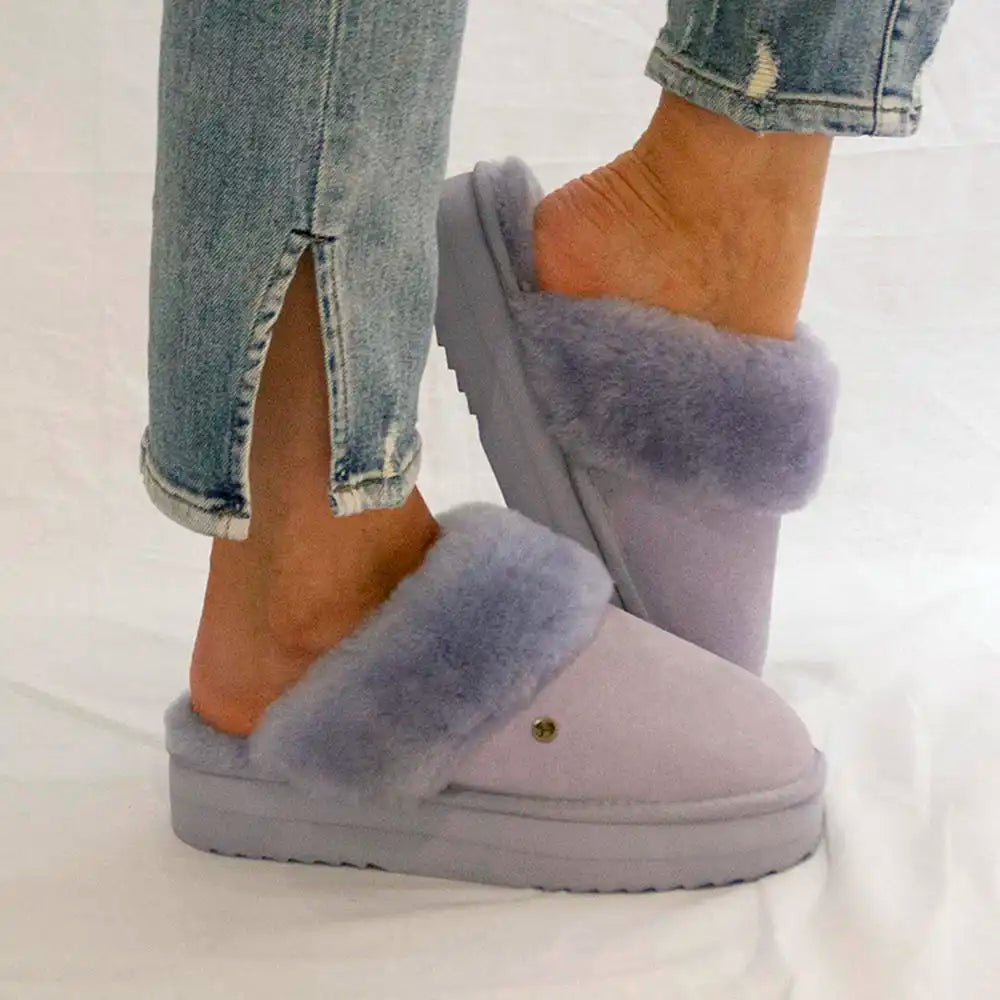 Flurry suède plateau lavender 1