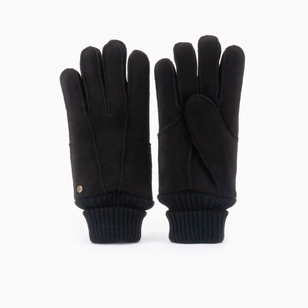 Gants Hommes Lammy Patchwork Black