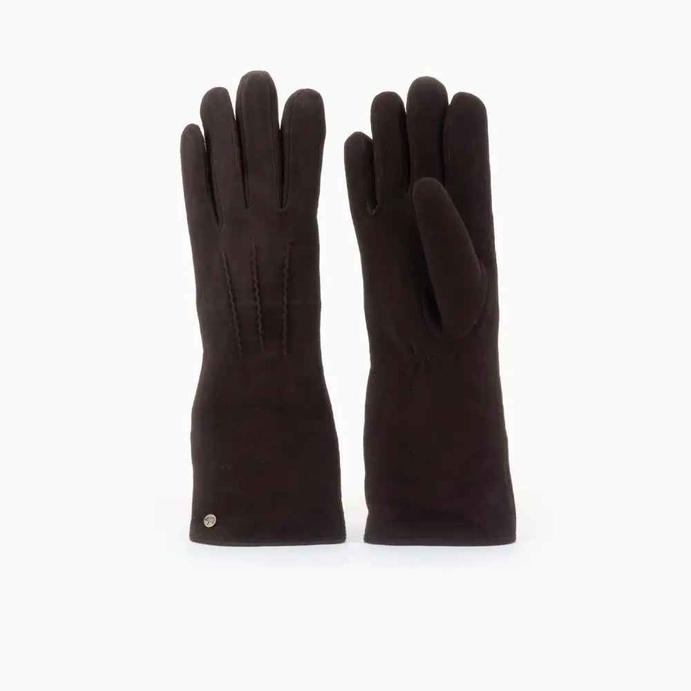 Gants Lang Femmes Goat Suède Black