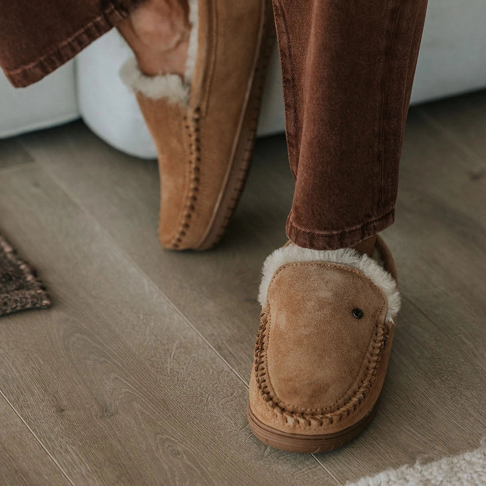 Grizzly suède cognac 1