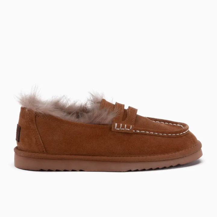 Mildura Dames Suède Loafer Tw Cognac thumbnail