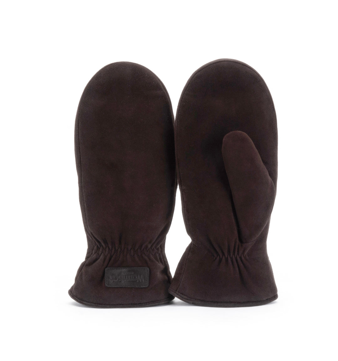 Moufles Femmes Goat Suède Choco