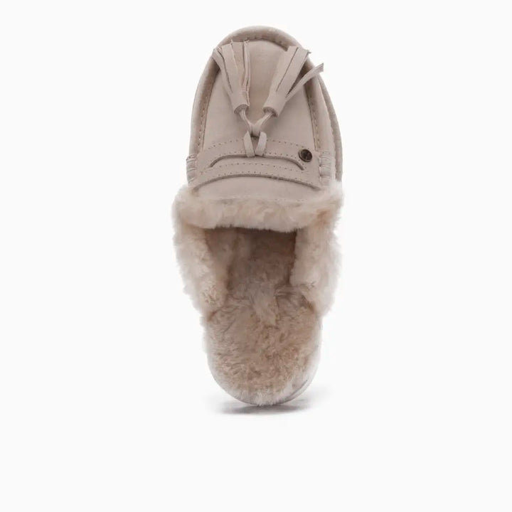 Temora Femmes Suède Tassels Ivory thumbnail 3