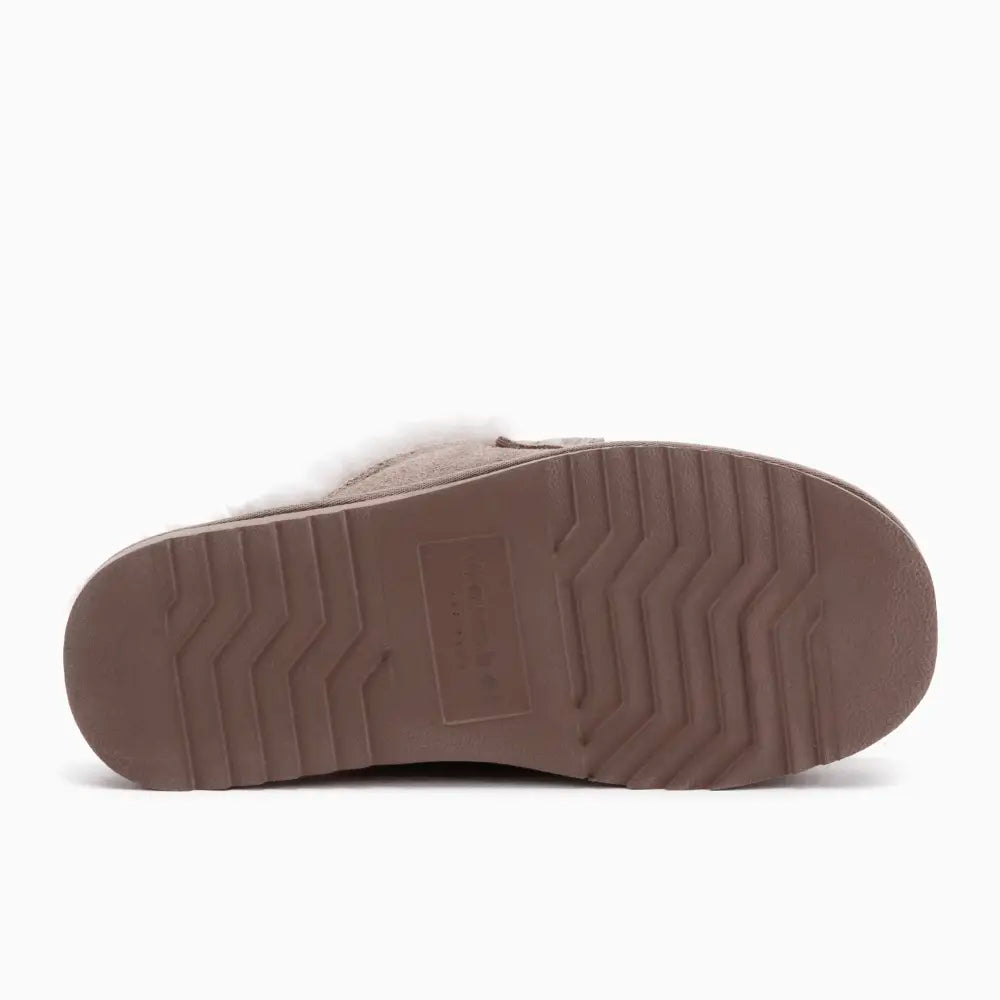 Temora Femmes Suède Tassels Taupe 4