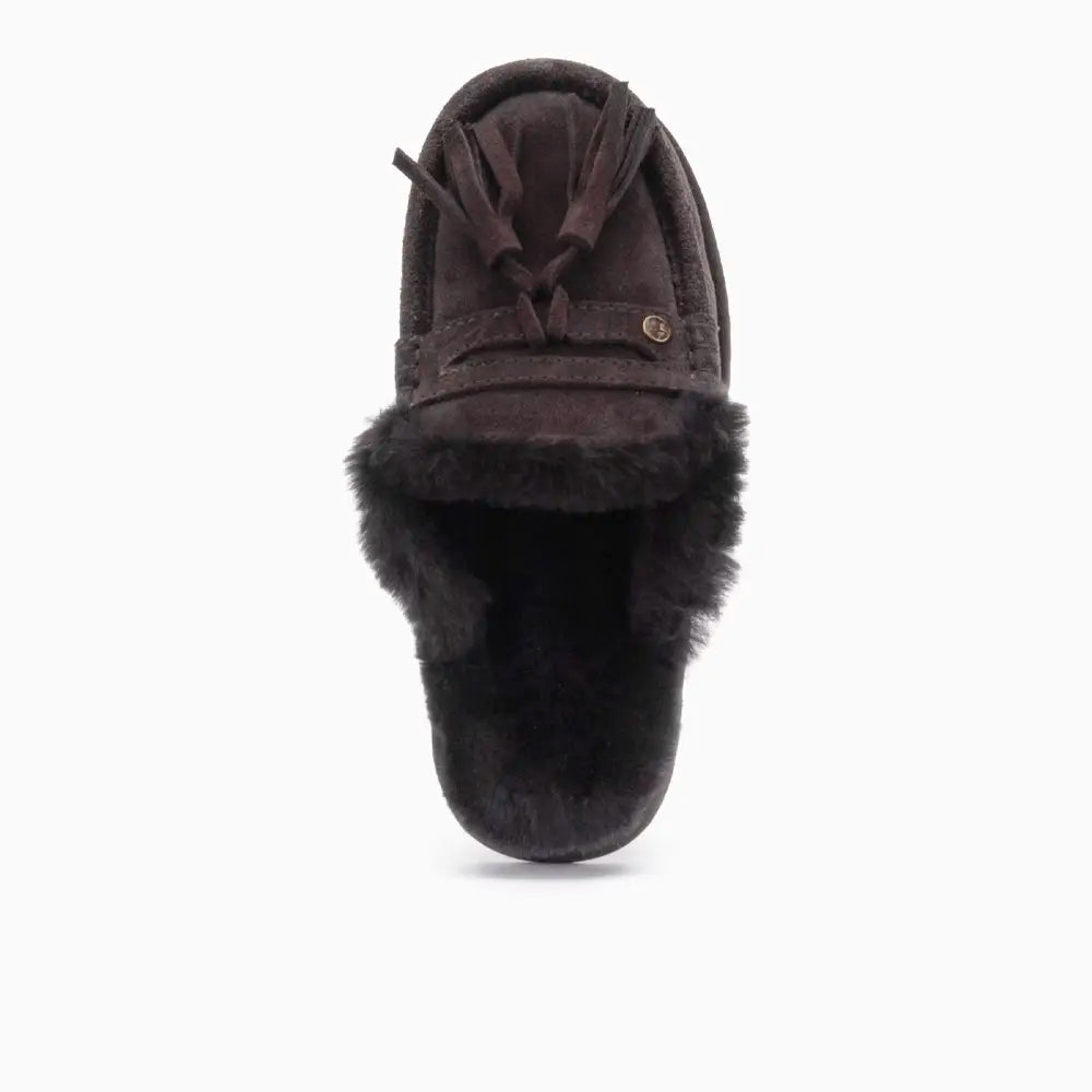 Temora Femmes Suède Tassels Choco 3