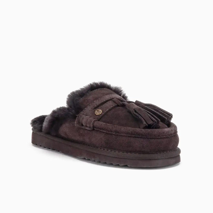 Temora Femmes Suède Tassels Choco thumbnail 2