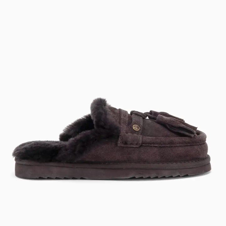 Temora Femmes Suède Tassels Choco thumbnail