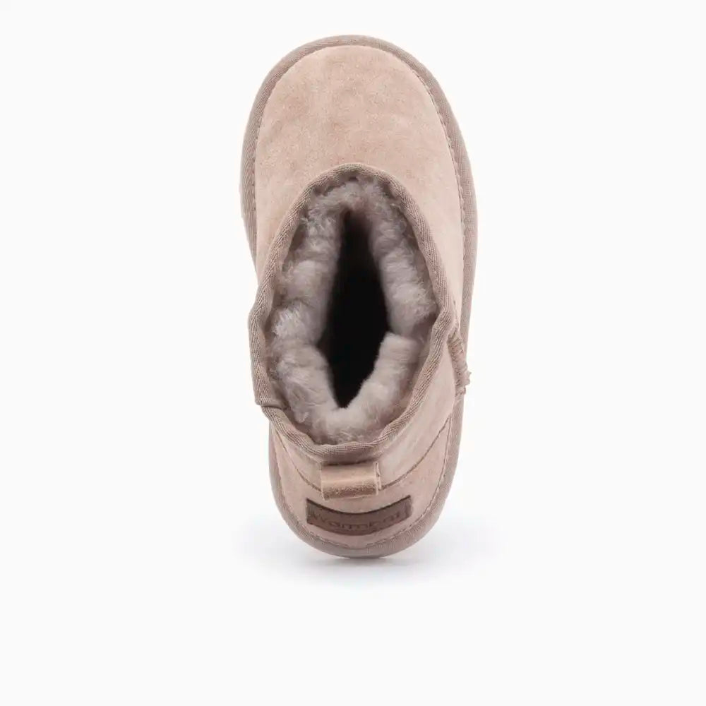 Wallaby enfants suède taupe 1