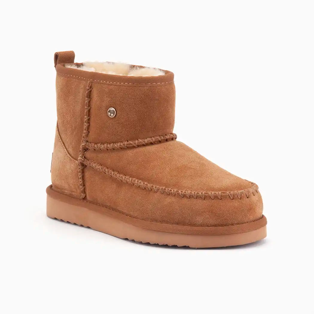 Wallaby suède stitch cognac 1