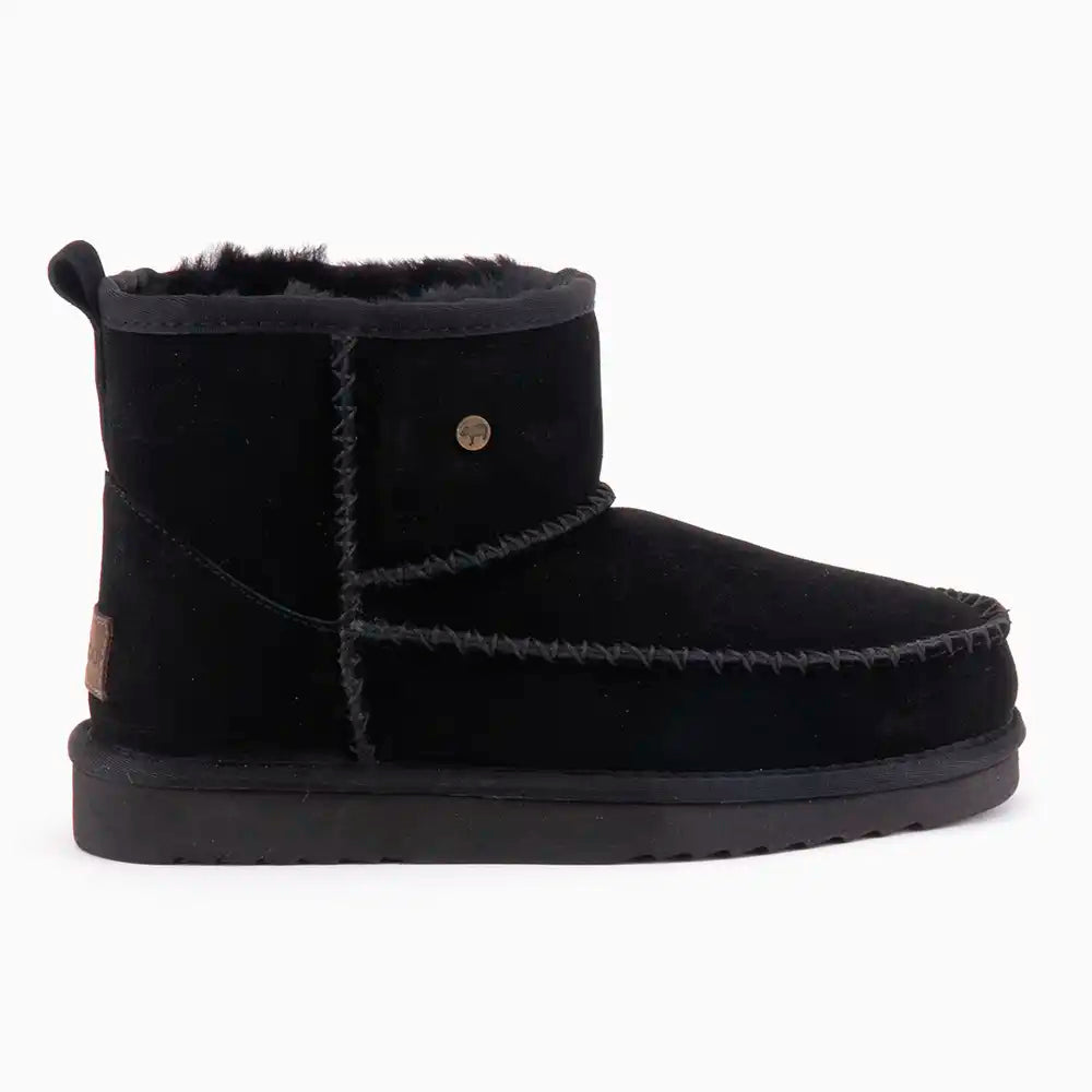 Wallaby suède stitch black 12