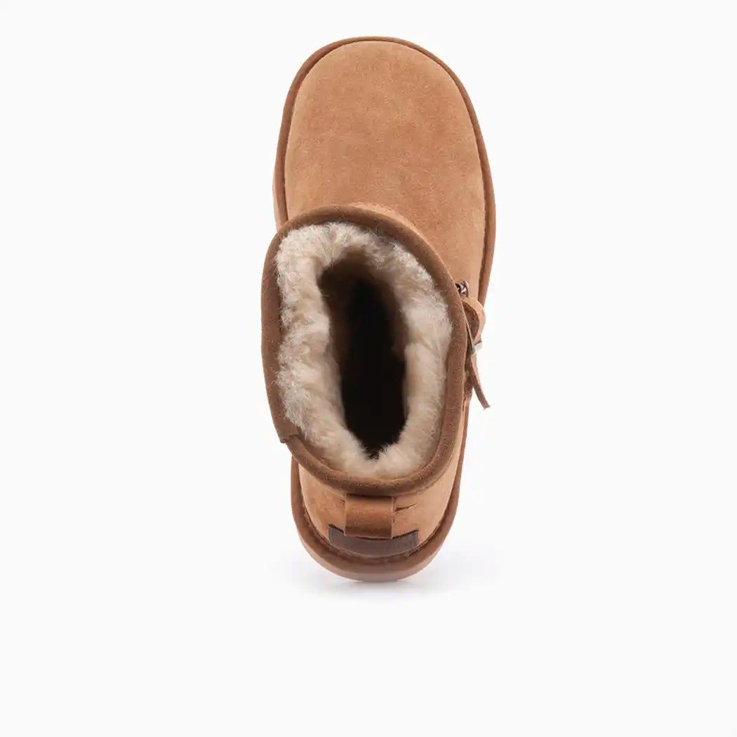 Wallaby suède buckle double faced camel 2