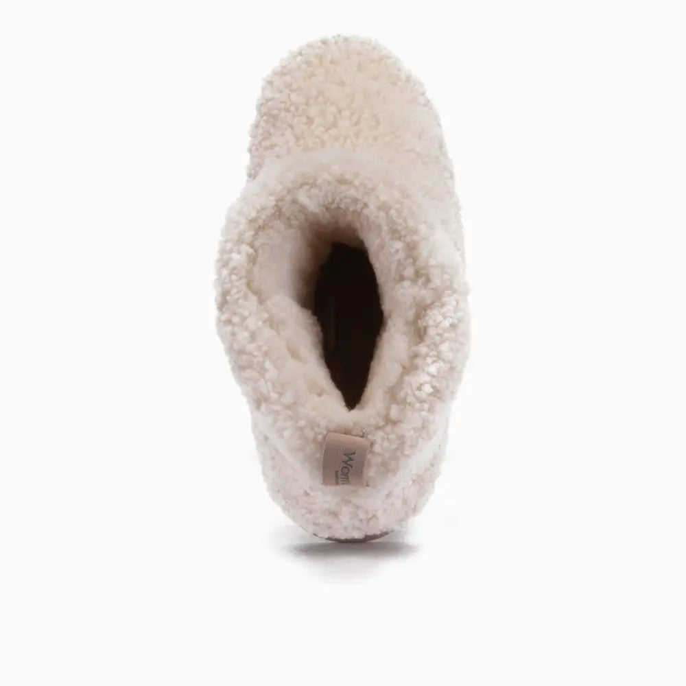Wallaby Femmes Boot Curly Wool Ecru 2