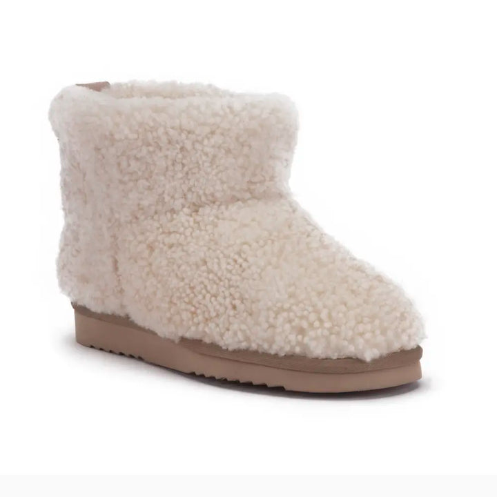 Wallaby Femmes Boot Curly Wool Ecru thumbnail 1