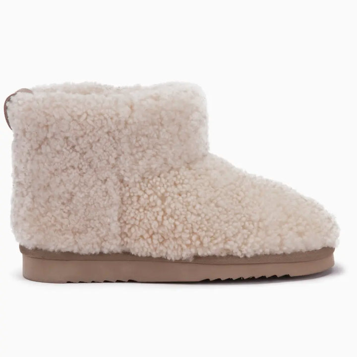 Wallaby Femmes Boot Curly Wool Ecru thumbnail