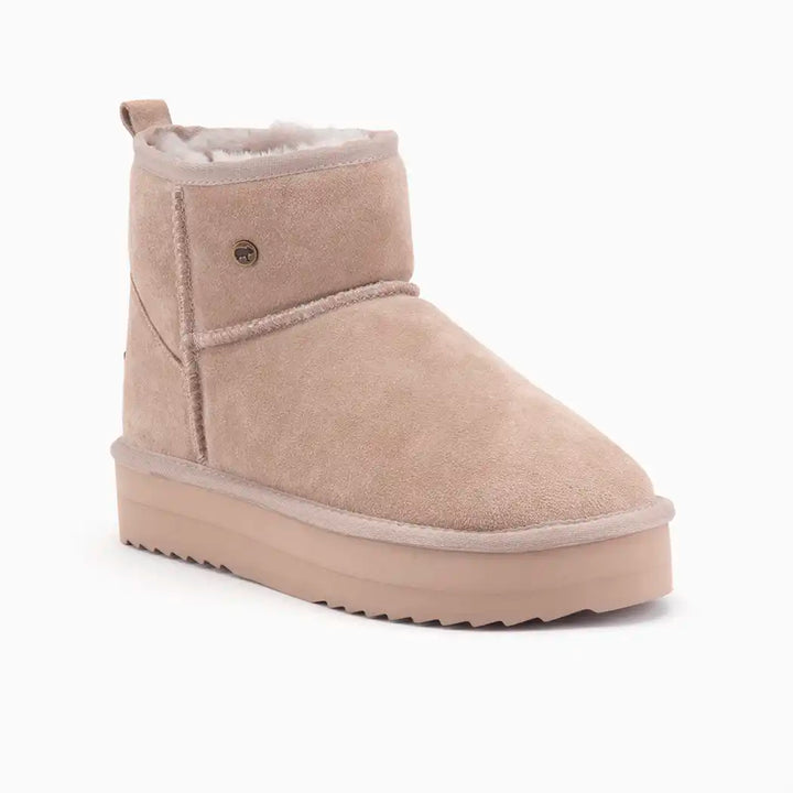 Wallaby suède plateau taupe thumbnail 13