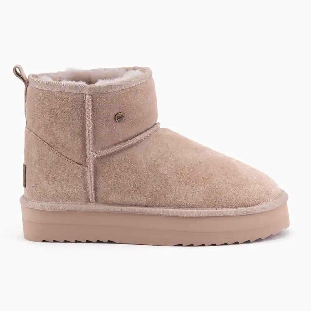 Wallaby suède plateau taupe 12