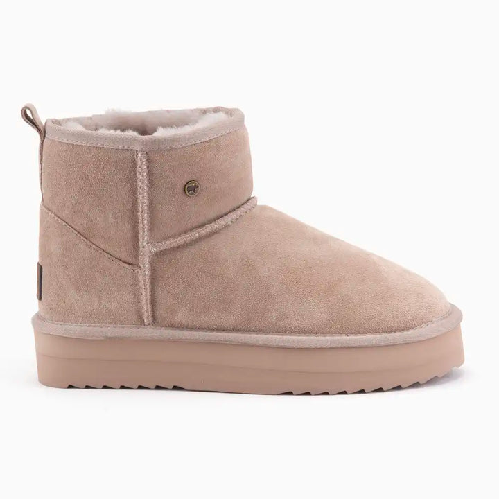 Wallaby suède plateau taupe thumbnail 12