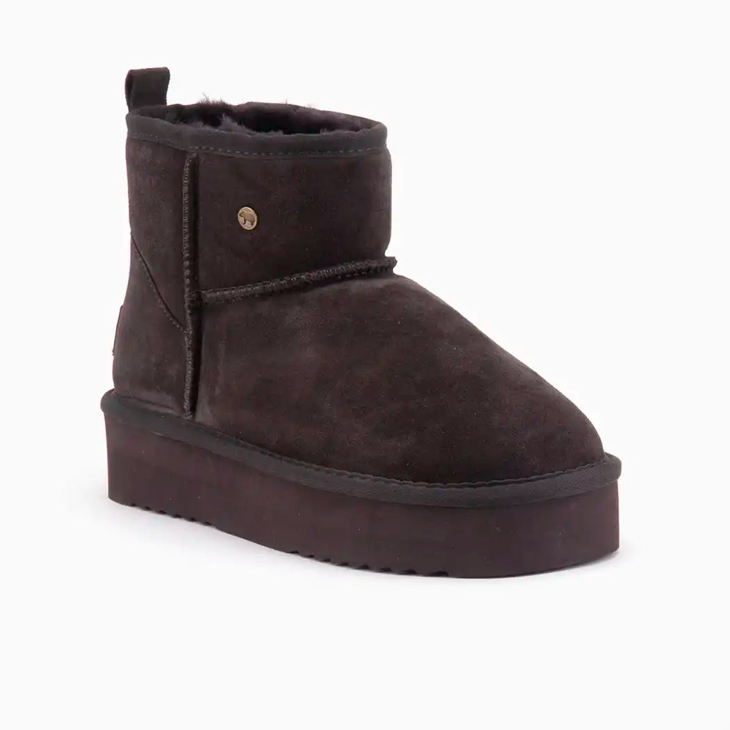 Wallaby suède plateau choco 1