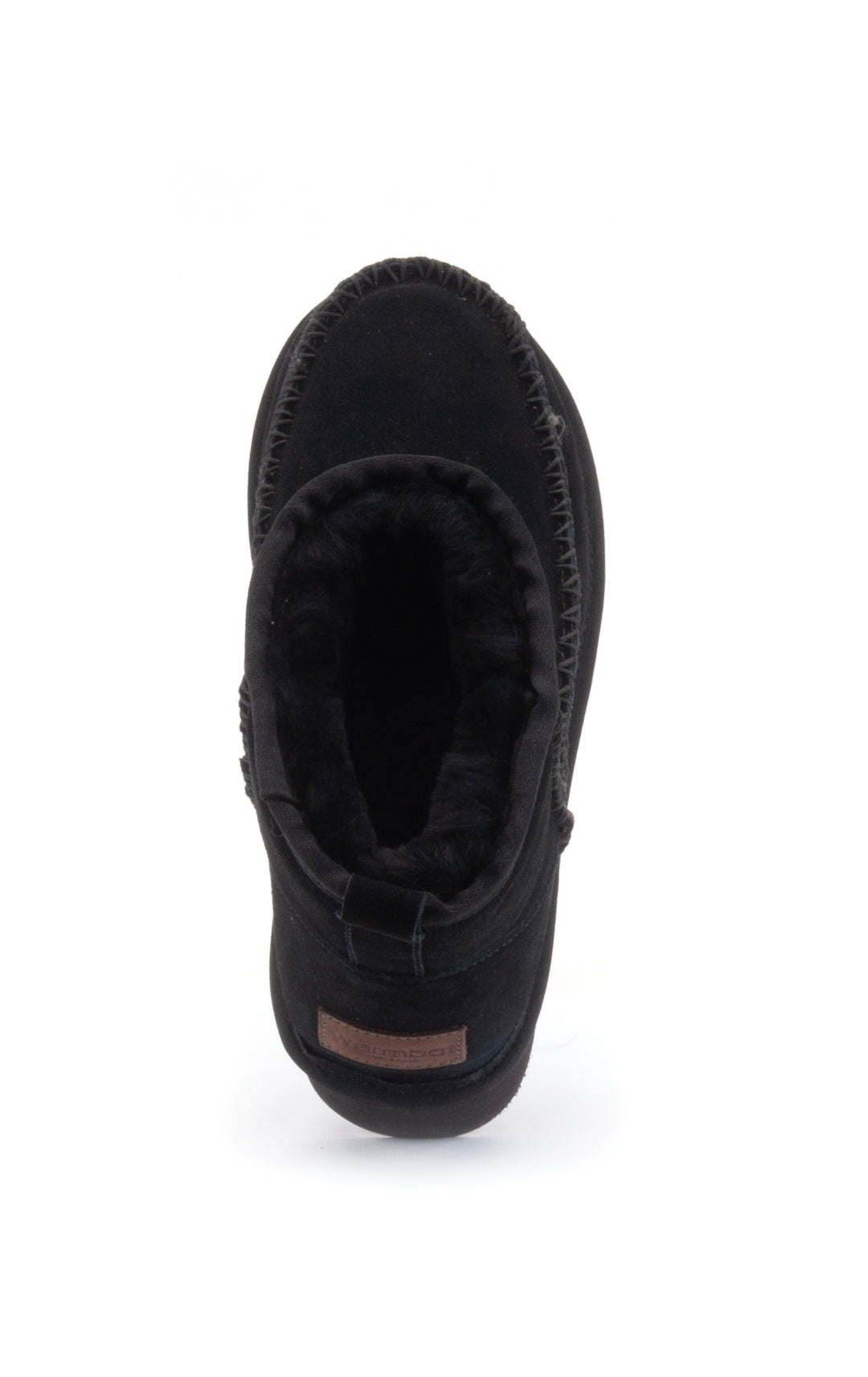 Wallaby Women Suede boot Stitch Plateau Black 2