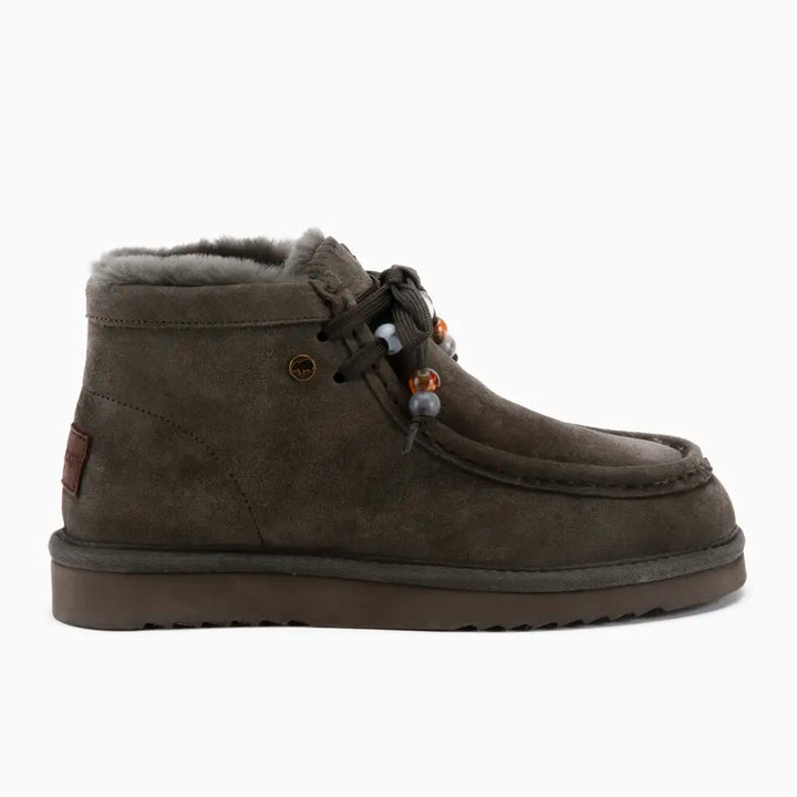 Yeppoon Femmes Suède Boot Beads Olive thumbnail