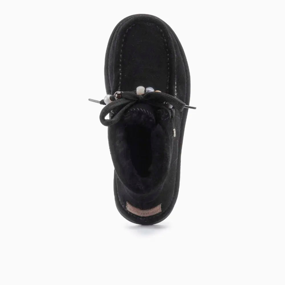 Yeppoon Femmes Suède Boot Beads Black 2