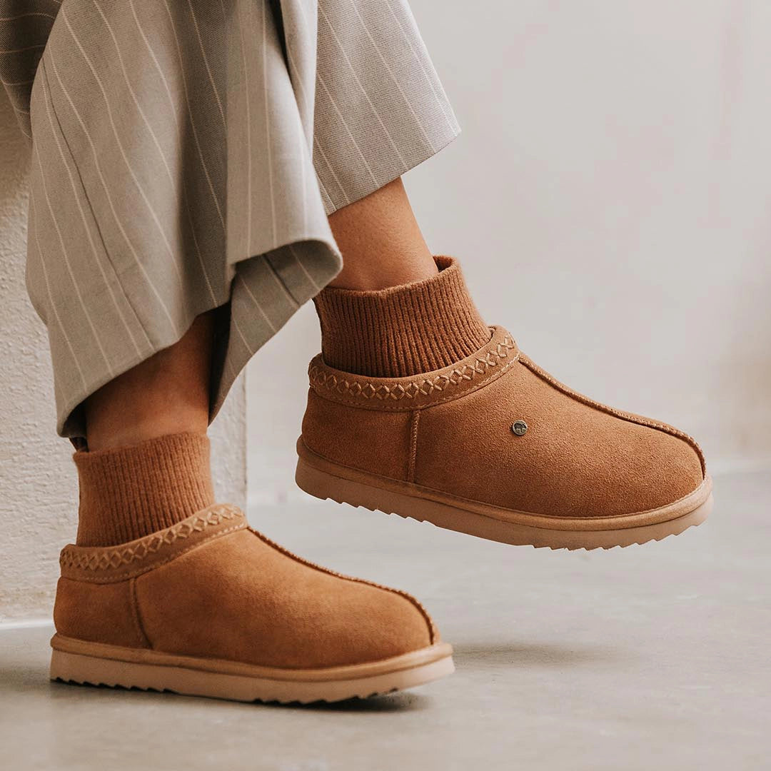 Zanthus suède cuff cognac 1