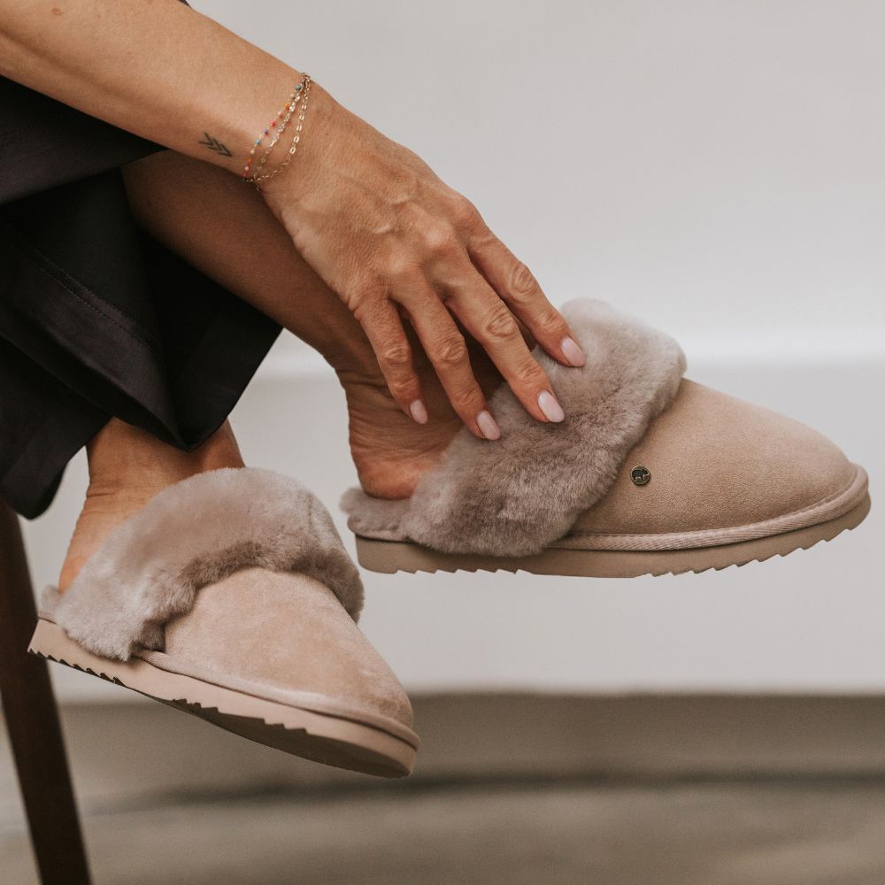 Flurry Femmes Suède Taupe 1
