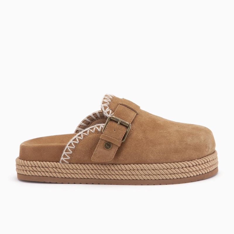 Warmbat Warrego women suéde cognac