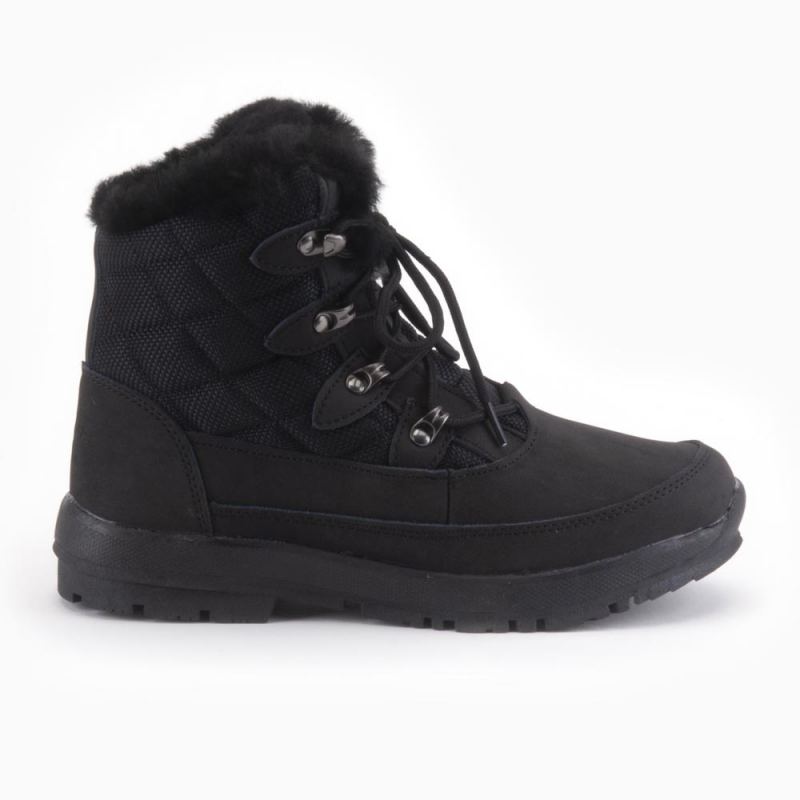 Warmbat Abbott femme Leather Outdoor Boot Black