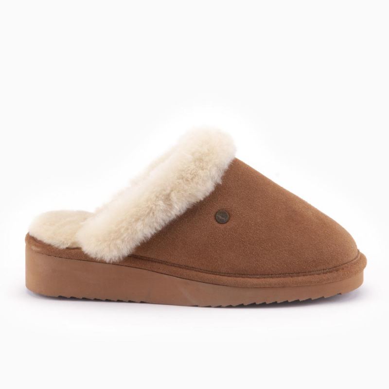 Alice Women Suede Cognac
