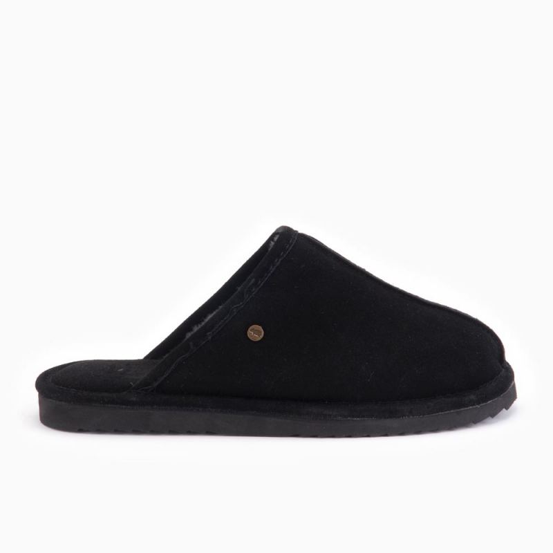 Warmbat Barron hommes suède black