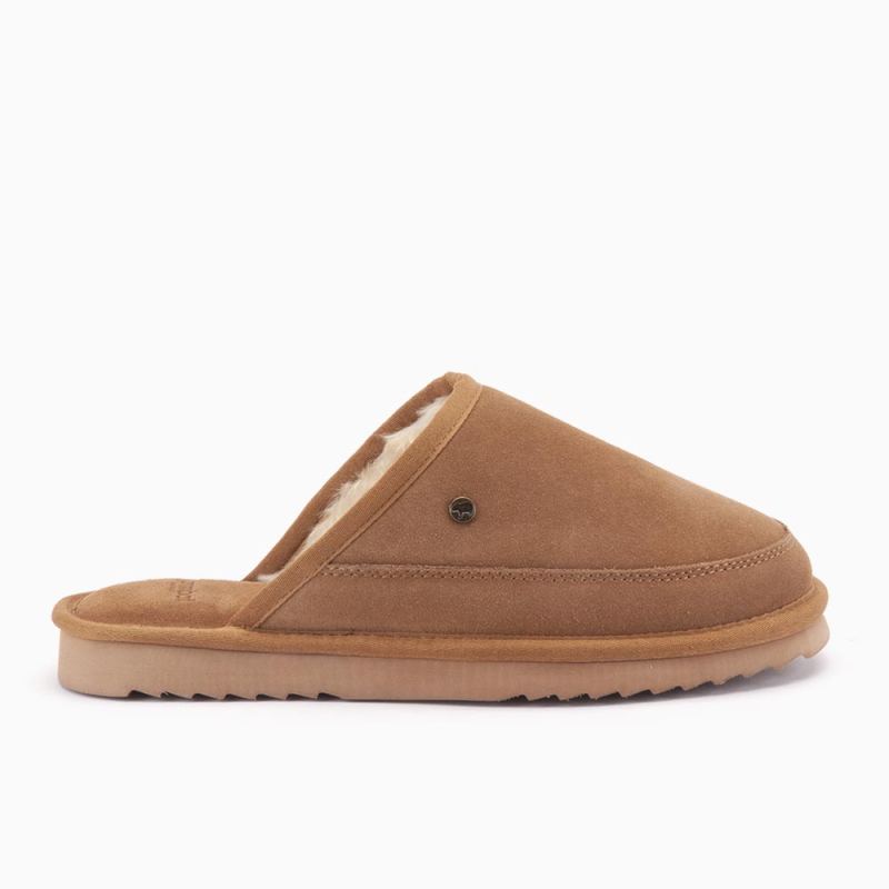 Cowra Men Suede Cognac