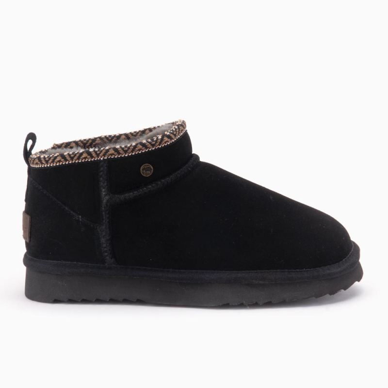 Warmbat Durack femmes suède boot Tape Black