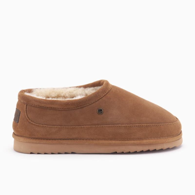 Warmbat Ebor hommes suède cognac