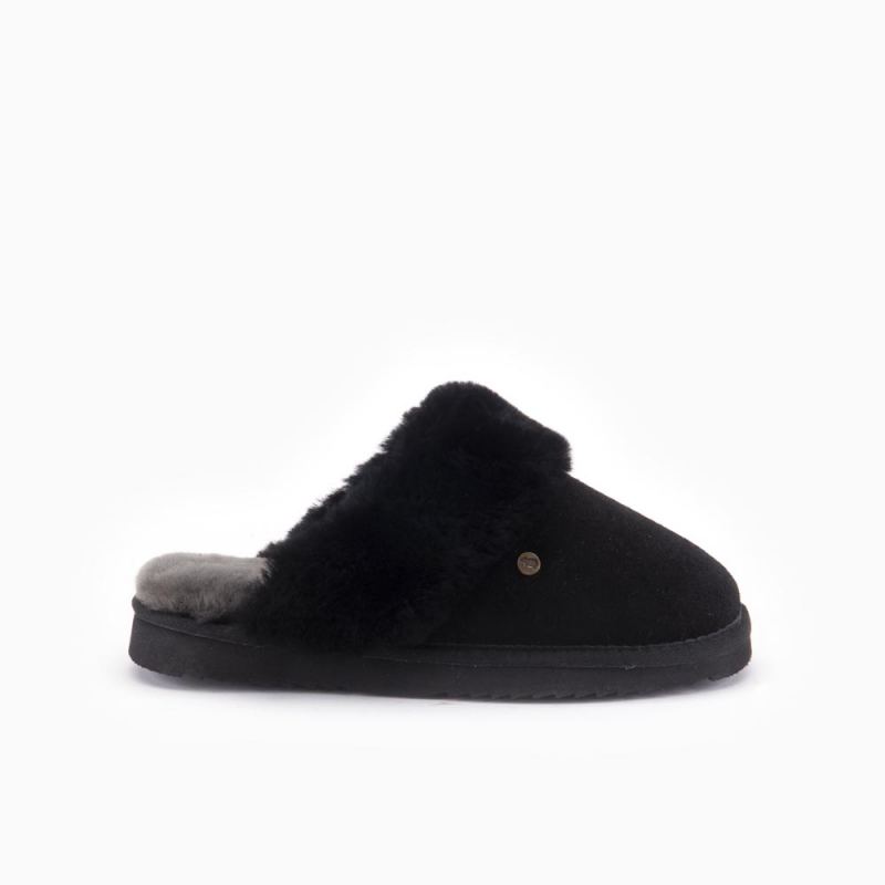 Warmbat Flurry enfants suède black/black
