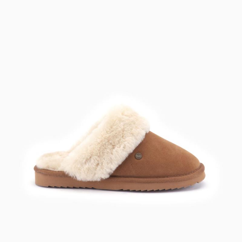 Warmbat Flurry enfants suède cognac